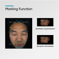 Analyseur de peau facial 3D intelligent professionnel UV 24MP avec application d'analyse, idéal pour usage commercial – Nouveauté en promotion