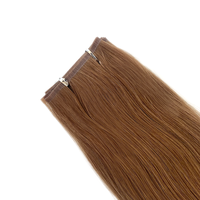 Extensions de cheveux humains vierges de luxe 100% naturels, cheveux européens, tissage invisible en PU, double épaisseur, qualité 9A-12A
