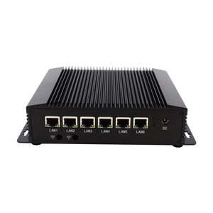 Mini-ordinateur industriel PFSense sans ventilateur, DDR3, <span class=keywords><strong>6</strong></span> ports LAN, processeur Core i5-8265U, compatible AWAL RTC WOL PXE. - Product Image 1