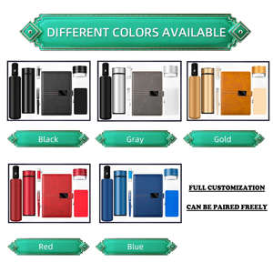 A5 Notebook stylo fiole à vide USB haut-parleur banque d'alimentation parapluies haute qualité haute valeur combinaison carnet cadeau - Product Image 3