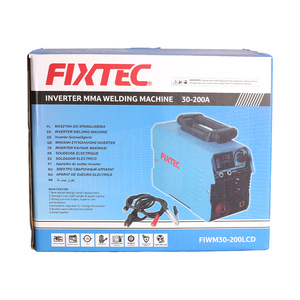 Machine à souder portable FIXTEC à inverseur 200 ampères, machines robustes FIWM30-200LCD, soudeuse FIWM30-200LCD - Product Image 6