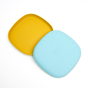 Nouveauté : Assiettes <span class=keywords><strong>en</strong></span> <span class=keywords><strong>silicone</strong></span> de qualité alimentaire <span class=keywords><strong>à</strong></span> pointe souple, design moderne, faciles <span class=keywords><strong>à</strong></span> nettoyer, pour enfants, vaisselle antidérapante - Product Image 4