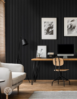 Échantillons Gratuits Panneau Mural Acoustique en MDF à Grille en Fibre de Polyester pour Isolation Phonique et Décoration Intérieure, Absorption du Bruit et Réduction du Son