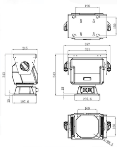 Telecamera PTZ |   Telecamera a Lungo Raggio 4MP con Zoom Ottico 86X e Illuminazione Laser |   Visione Notturna 1000m |   IP66 |   Monitoraggio Costiero e Sicurezza di Frontiera - Product Image 3