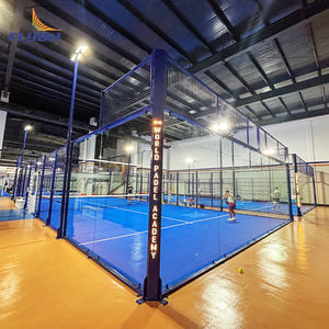 Pista de Pádel Deportiva Estándar Modular Resistente a la Intemperie, Fácil de Instalar, 20m*10m, Acero Inoxidable, Duradera - Product Image 1