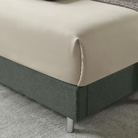 Meubles de chambre à coucher haut de gamme, lit king size, cadre de lit en velours italien, ensemble de lit rembourré, lits doubles modernes de luxe