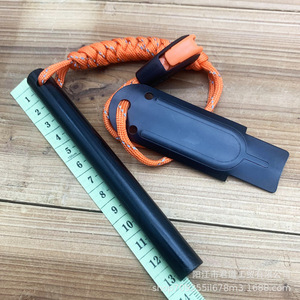 Magnesium Rod <b>Fire</b> <b>Starter</b> 12.7x127mm Outdoor Survival Tool With Whistle And Lanyard For Camping Hiking - Product Image 2