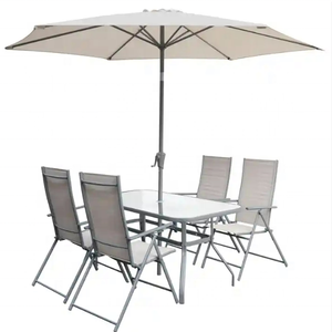 6pcs chaises pliantes et <span class=keywords><strong>table</strong></span> <span class=keywords><strong>avec</strong></span> <span class=keywords><strong>trou</strong></span> <span class=keywords><strong>de</strong></span> parapluie <span class=keywords><strong>jardin</strong></span> mobilier d'extérieur chaise <span class=keywords><strong>table</strong></span> ensemble <span class=keywords><strong>avec</strong></span> <span class=keywords><strong>parasol</strong></span> - Product Image 5