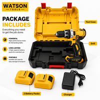 Kit de perceuse sans fil professionnelle 21V avec batterie au lithium, ensemble de perceuse électrique pour le travail du bois, l'assemblage et la réparation de meubles