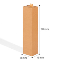 Karton Papier Schmucks cha tulle Langes Rechteck Pappe Schublade Stil Schmuck Geschenk box Schmucks cha tulle mit benutzer definiertem Logo