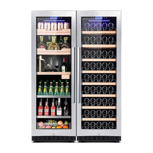 VANACE-refrigerador eléctrico pequeño <span class=keywords><strong>Horizontal</strong></span>, compresor compacto comercial, refrigerador de <span class=keywords><strong>vino</strong></span> con madera - Product Image 5