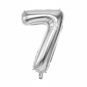 40-Inch No.7 <b>Silver</b> Aluminum Film <b>Balloon</b> 240PCS/CS for Party Decorations - Product Image 2