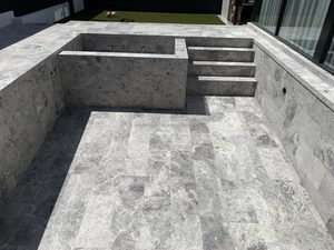 Ánh sáng màu xám mài đá vôi lát đá decking gạch ngoài trời đá tự nhiên hồ bơi sàn gạch Patio lối đi bước đá - Product Image 2