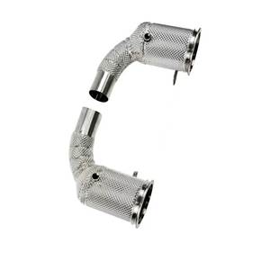Tubo de Escape de Alto Flujo Compatible con <span class=keywords><strong>911</strong></span> <span class=keywords><strong>992</strong></span> 3.0T 2019+ Carrera S 4S GTS, Tubo de Acero Inoxidable 304 con Protector Térmico - Product Image 5