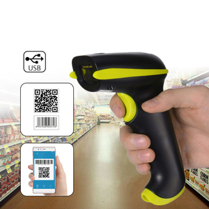 Escáner de código de barras inalámbrico para supermercado, lector de código de barras láser 1D 2D con <span class=keywords><strong>Android</strong></span> iOS Windows, cable USB, recargable - Product Image 6