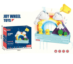 Chất Lượng Cao Trẻ Em Cầu Vồng Tắm Tắm Đồ Chơi Tắm Đồ Chơi Trượt Nước Với Theo Dõi Và Ánh Sáng - Product Image 5