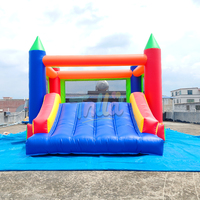 Vente Flash : Château Gonflable PVC 3m*4m 4m*5m avec Toboggan, Jeu Gonflable, Capacité 100kg, pour 5-6 Enfants