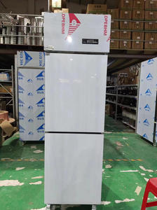 Nouveau réfrigérateur commercial vertical à <span class=keywords><strong>deux</strong></span> portes en acier inoxydable pour restaurants et équipements de réfrigération de restauration rapide - Product Image 4