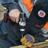 Makute Perceuse sans fil mini pratique sans balais à batterie au lithium 12v Impact Power Wall Tool CD027