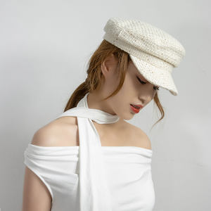 2025NEW Casquette bretonne traditionnelle Casquette <span class=keywords><strong>de</strong></span> <span class=keywords><strong>marin</strong></span> Casquette <span class=keywords><strong>de</strong></span> capitaine Logo personnalisé disponible - Product Image 5