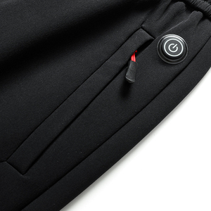Pantalon chauffant pour homme et femme, épais, électrique, 5V USB, 6 zones chauffantes, pantalon d'hiver pour l'extérieur, en polaire (batterie non incluse) - Product Image 4