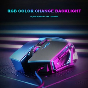 Producto Popular Bajeal Nuevo Mouse Mecánico para Juegos G7 USB Ergonómico 7D Ajustable con DPI Alto y Luz RGB Intermitente - Product Image 4