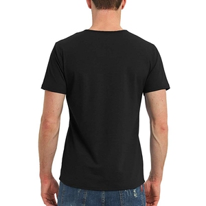 Camisetas con Botones, Cuello en V, Manga Corta, Corte Casual, Camisetas para Hombre Lisas para Impresión Personalizada, Diseño de Logotipo - Product Image 3