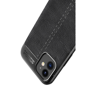 Nouveau étui de téléphone en cuir grainé TPU de luxe d'affaires pour iPhone 17 16 15 14 13 12 11 <span class=keywords><strong>Pro</strong></span> Max, étui de téléphone anti-chute à couverture complète - Product Image 4