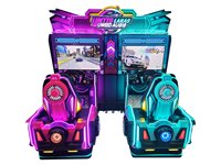 Vente directe d'usine Simulateur d'arcade à jetons Machine de jeu de course automobile à 2 joueurs Jeux vidéo Machine de jeu d'arcade