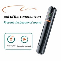 Enregistreur vocal 60H à moule exclusif, 1536 Kbps HD, suppression du bruit, double micro, dictaphone stylo USB, prise sonore panoramique à 360 degrés