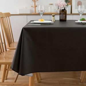 HuiHe Hot Sale <strong>Black</strong> Rectangle Stain Resistant <strong>Table</strong> Cloth Waterproof Nordic <strong>Table</strong> <strong>Clothes</strong> Decorative <strong>Table</strong> Cloths - Product Image 2