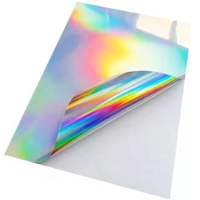 Printer Inkjet-stiker holografik berperekat PVC vinil tahan air kompatibel untuk label kemasan