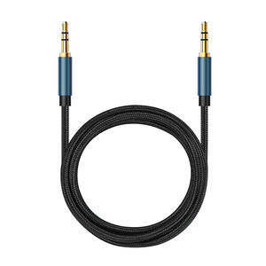 <span class=keywords><strong>สาย</strong></span>ต่อหูฟังแบบสเตอริโอ 1 <span class=keywords><strong>เมตร</strong></span> ขนาด 3.<span class=keywords><strong>5</strong></span> มม. หัวแจ็คตัวผู้ตัวเมีย แบบ <span class=keywords><strong>AUX</strong></span> ปลอกหุ้ม PVC ถักป้องกันสัญญาณรบกวน ตัวนำทองแดงเปลือย - Product Image 1