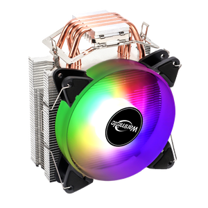 Enfriador de CPU de Aluminio con 4 Tubos de Calor, 120 mm, Rodamiento Fluido, LED RGB Completo, Silencioso, para PC Gaming, Torre de Refrigeración de CPU, Gran Venta 2026 - Product Image 2