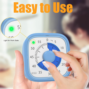 J & r Pomodoro 60 phút đếm ngược không có ticking im lặng kỹ thuật số trực quan trẻ em hẹn giờ cho nghiên cứu chơi - Product Image 3