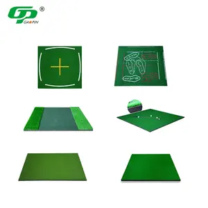 Özel Pro sentetik çim Golf eğitim yardımları Mat sürüş aralığı Backyard Golf uygulama isabet Mat