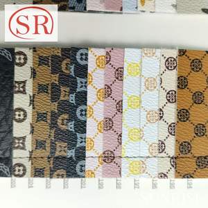 Kostenlose Probe Custom ized Printing PU Kunstleder Stoff für Damen Luxus Tragetaschen Handtaschen und Gepäck - Product Image 1