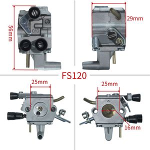 คาร์บูเรเตอร์ FS350มืออาชีพสำหรับ <span class=keywords><strong>stihl</strong></span> FS/FR ชุดเครื่องตัดแต่งแทนที่4134 120 0612 4134 120 0613 - Product Image 6