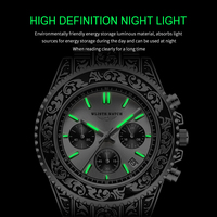 WLISTH jam tangan pria, jam tangan pria Quartz lintas batas Mewah Trendi modis terlaris