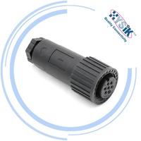 Connecteur DIN Hirschmann CM 06 EA 14S-61 S Droit 6+PE 7 Pôles Prise de Câble - 932460-100