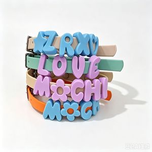 강아지 하네스 목줄 리드줄 세트 방수 PVC 네오프렌 조절식 맞춤형 산책용품 - Product Image 6