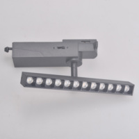 Lampes de grille réglables 5W 10W 16W 20W, 3 températures de couleur, luminaires modernes en aluminium sur rail pour le commerce de détail