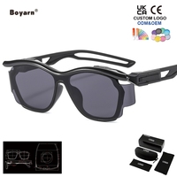 Lunettes de soleil tendance personnalisées Boyarn, modèle unique, pour hommes et femmes, style cool, tendance influenceur