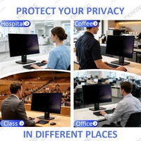 Protection d'écran anti-espion amovible et facile à installer, personnalisée en usine, pour Lenovo 23,8 pouces 16:9, filtre de confidentialité