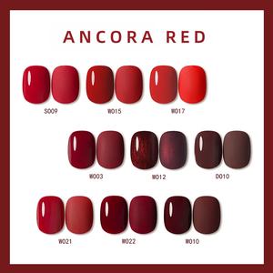 UNNA 9红色凝胶高品质美甲行业沙龙产品无HEMA无TPO紫外线凝胶指甲油专业美甲供应商 - Product Image 6