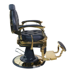 남성용 현대 간단한 스타일 이발사 의자 안락 의자 디자인 금속 재료 살롱 제조업체가 직접 공급 - Product Image 4