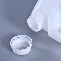 Bouteille en plastique de 1 gallon, 5 L, 10 L, qualité alimentaire, baril à vin, conteneur carré translucide, baril pour huile d'arachide, huile d'olive, emballage en plastique