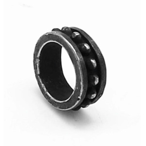 yunnique Stainless Steel Retro Black Round <b>Spacer</b> Beads For Bracelet Making DIY Jewelry Components - Product Image 5