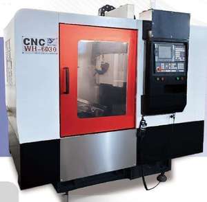 เครื่องจักรซีเอ็นซี WH-6030 สำหรับงานขึ้นรูปแผ่นโลหะ แกน X ระยะเคลื่อนที่ 600 มม. สำหรับทำฮีทซิงค์ทองแดงและอะลูมิเนียม - Product Image 2