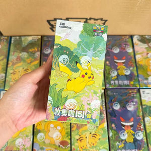 Fournisseur fiable <span class=keywords><strong>Pokémon</strong></span> TCG Série 151 Wang Jing Ju LU Cartes à collectionner Boîte scellée Maître Anime Collection Hobby Jouet - Product Image 3